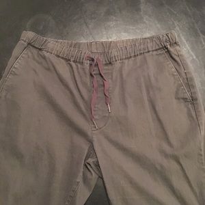 Gray Men’s Twill Joggers Size M